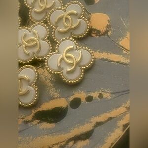 Set of 6 Chanel Buttons